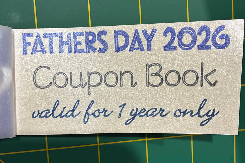 Father’s Day 2026 Coupon Book | Handmade Tear-Off Gift for Dad