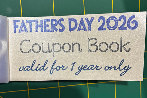 Father’s Day 2026 Coupon Book | Handmade Tear-Off Gift for Dad