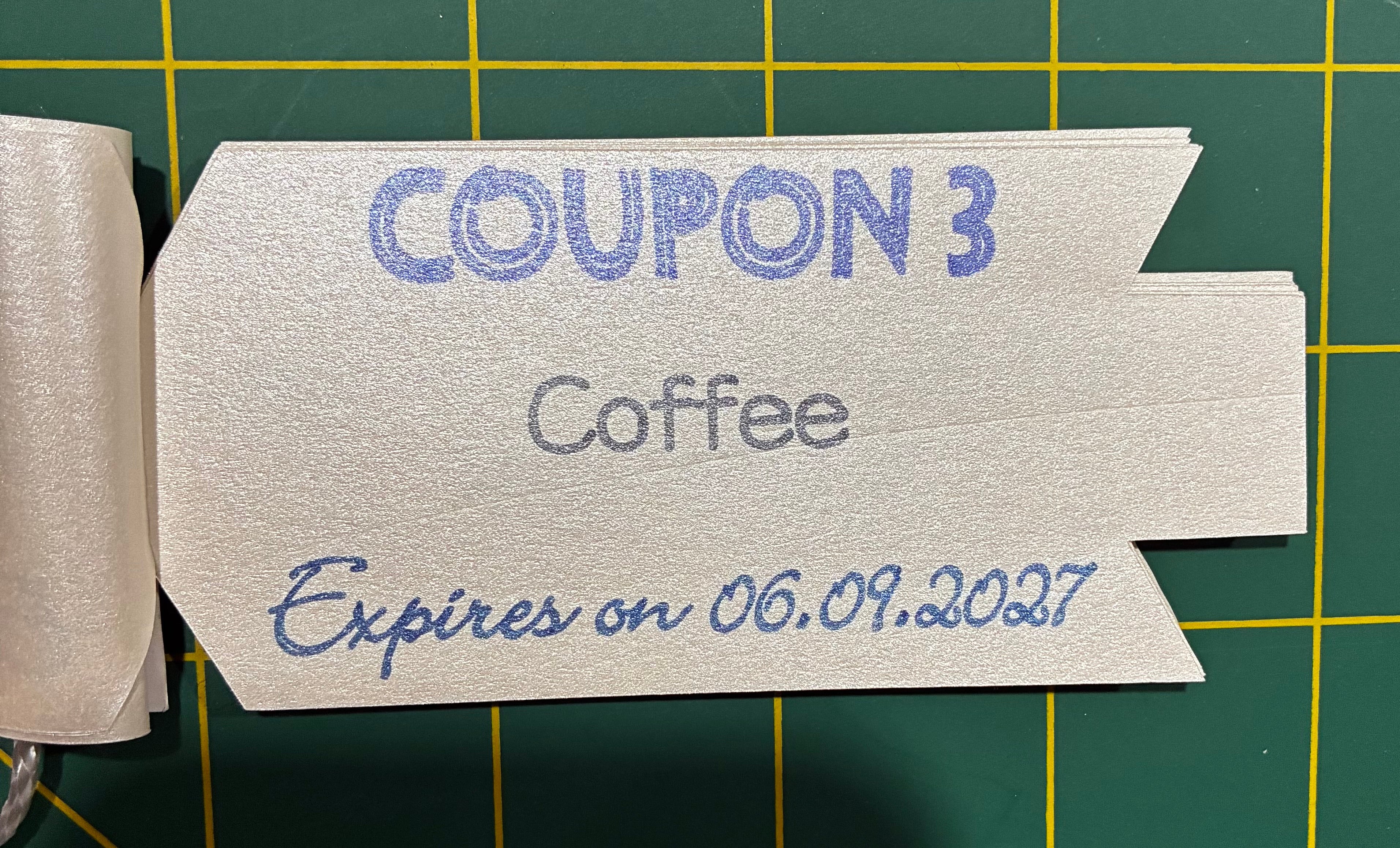 Father’s Day 2026 Coupon Book | Handmade Tear-Off Gift for Dad