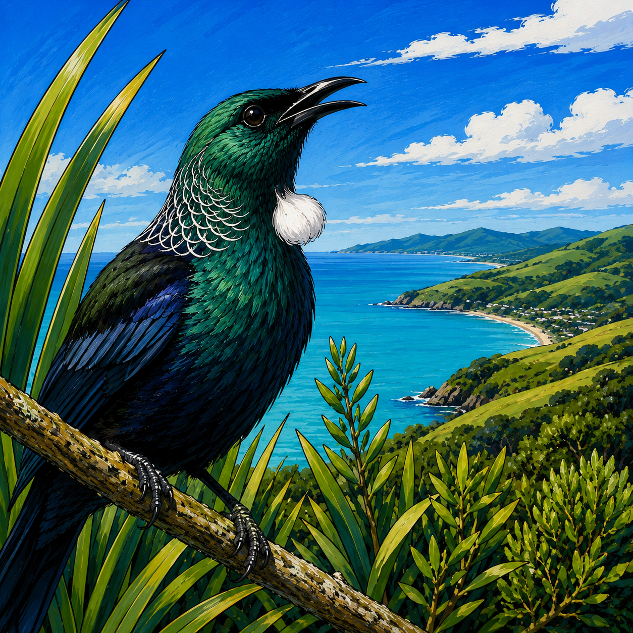 Native NZ Bird Coasters