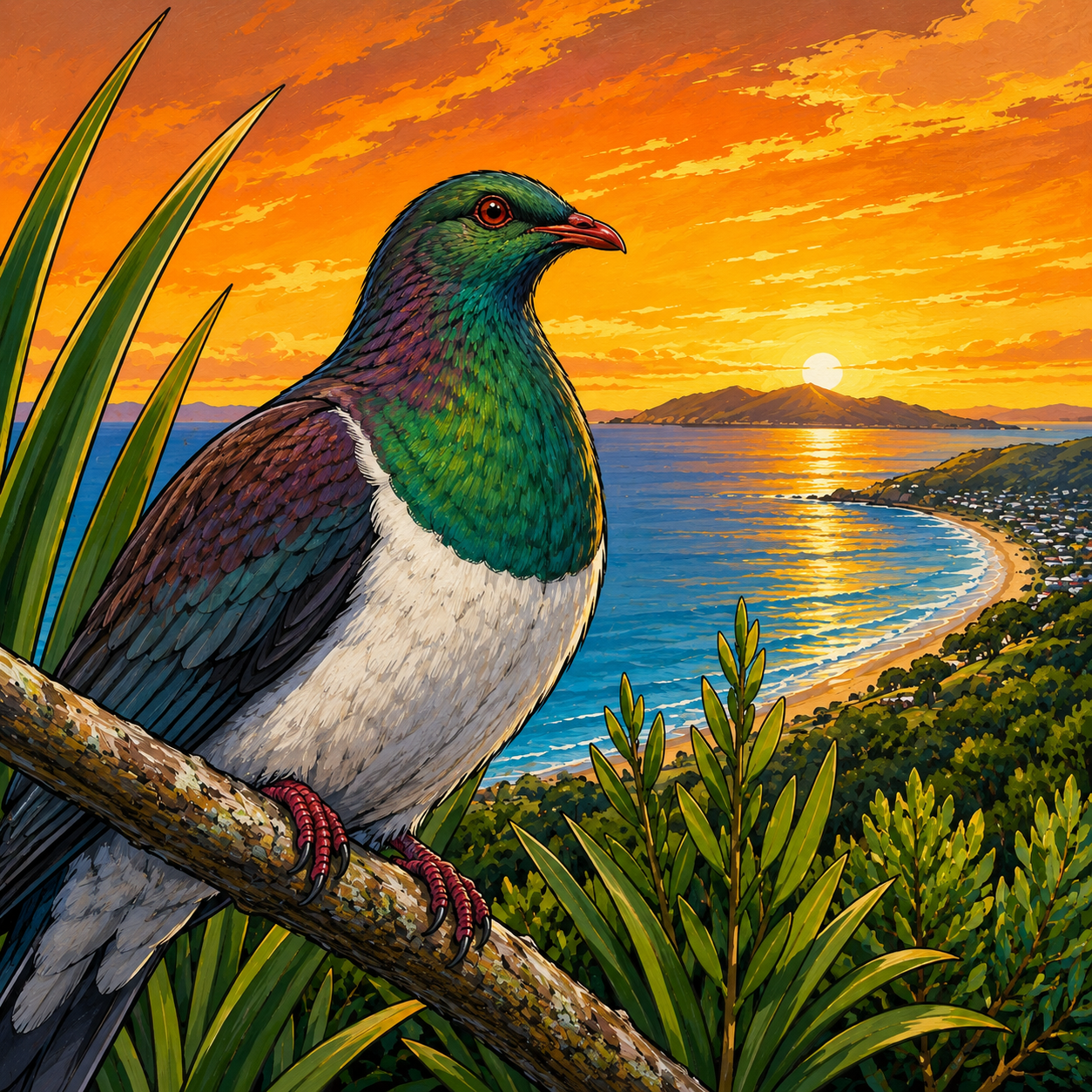 Native NZ Bird Coasters