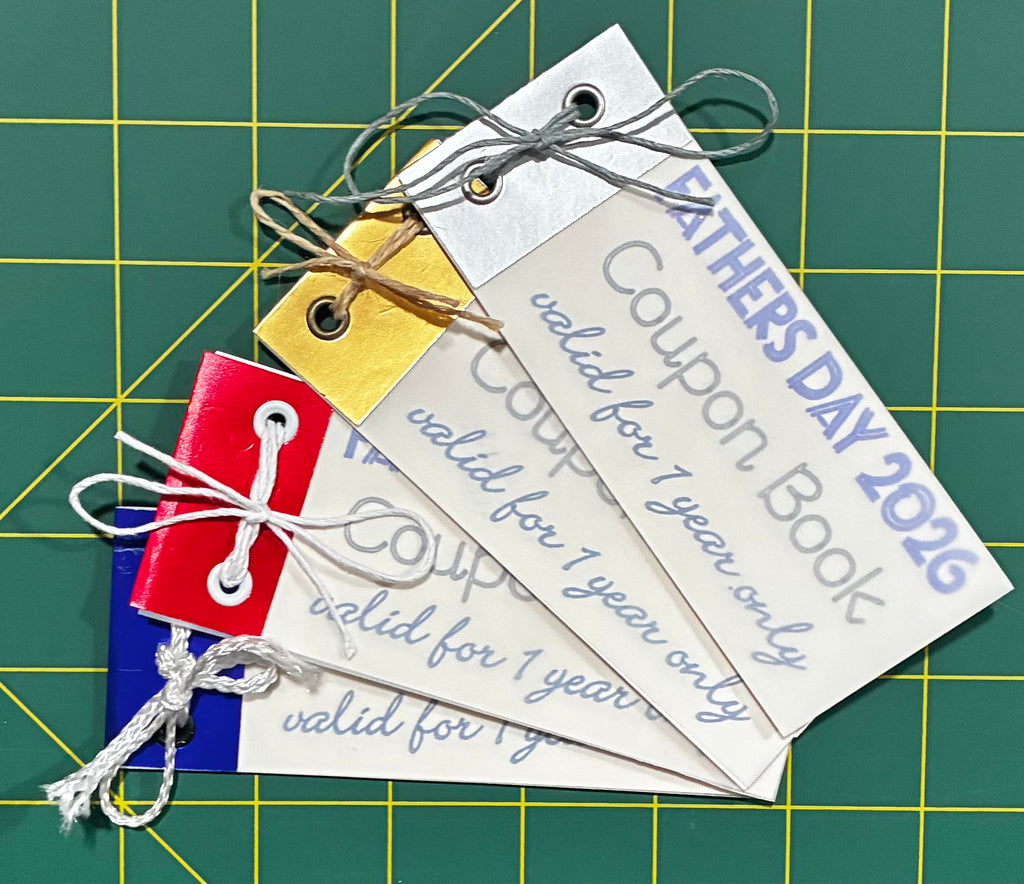 Father’s Day 2026 Coupon Book | Handmade Tear-Off Gift for Dad